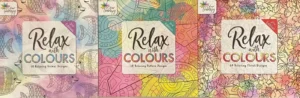2nd Edition Colour Therapy Relax with Colours Adult Stress Relief ColouringBook